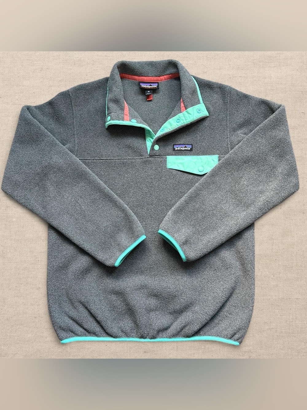 Patagonia Womens Lightweight Synchilla Snap-T Fleece Pullover Size XS